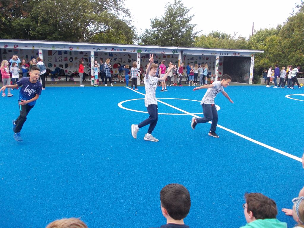 Handball Games – part of Active Schools Week  Report by Dennison