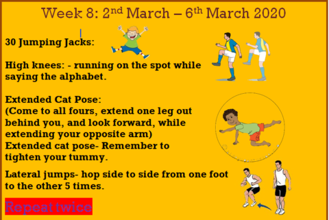 active week homework grid