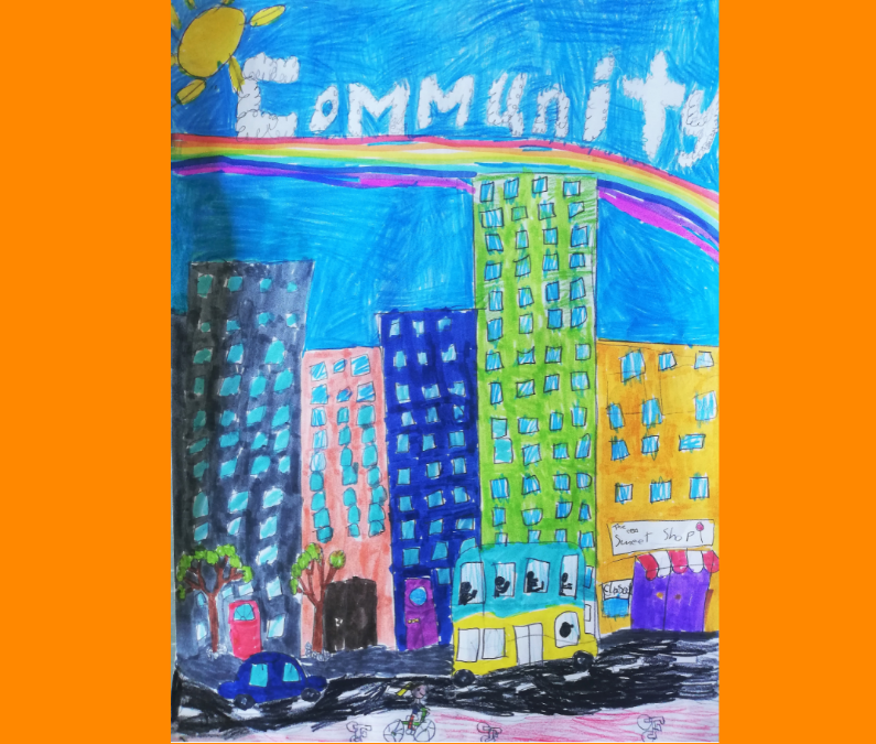 a child's picture of community
